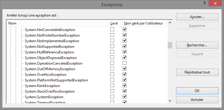 Nom : Desactiver_exception_operationcancelled.png
Affichages : 474
Taille : 19,5 Ko