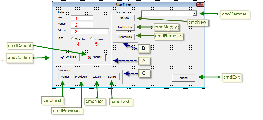 Nom : UserForm CRUD.png
Affichages : 41535
Taille : 52,2 Ko