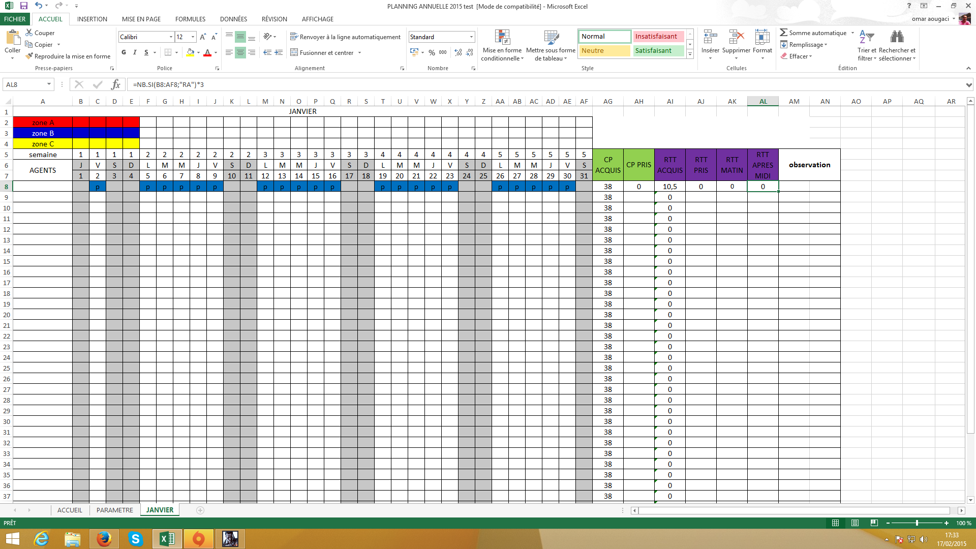 Nom : ecran de excel.png
Affichages : 68897
Taille : 239,2 Ko