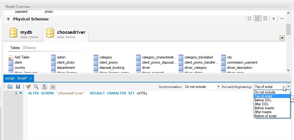 Nom : MySQL Workbench alter schema.jpg
Affichages : 358
Taille : 78,7 Ko