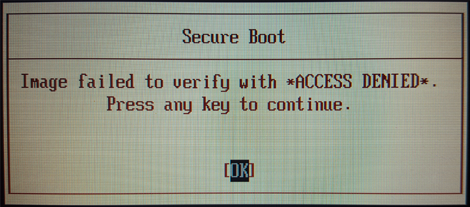 Acer Aspire V5 - Secure Boot / Operating System not found ...