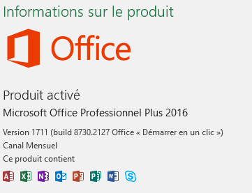 Nom : Version Office.PNG
Affichages : 2218
Taille : 11,8 Ko