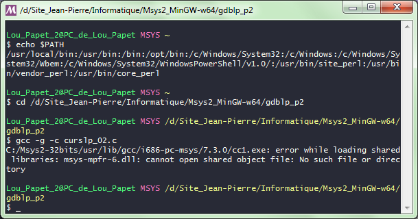 Nom : erreur_gcc_msys32.png
Affichages : 199
Taille : 35,7 Ko