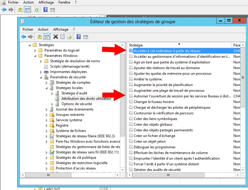 Ws 2016 Autoriser Acces Bureau Distant A Utilisateur Limite Windows Serveur