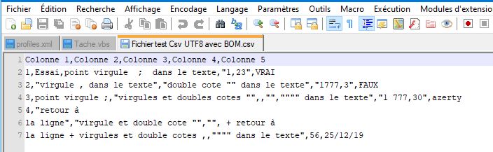 Nom : Test Csv UTF8 npp.jpg
Affichages : 1747
Taille : 42,9 Ko