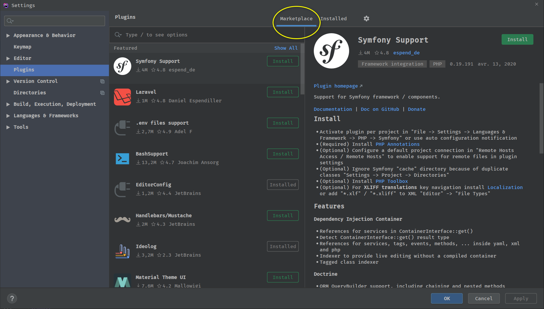 Nom : phpstorm_plugins.png
Affichages : 129
Taille : 193,5 Ko