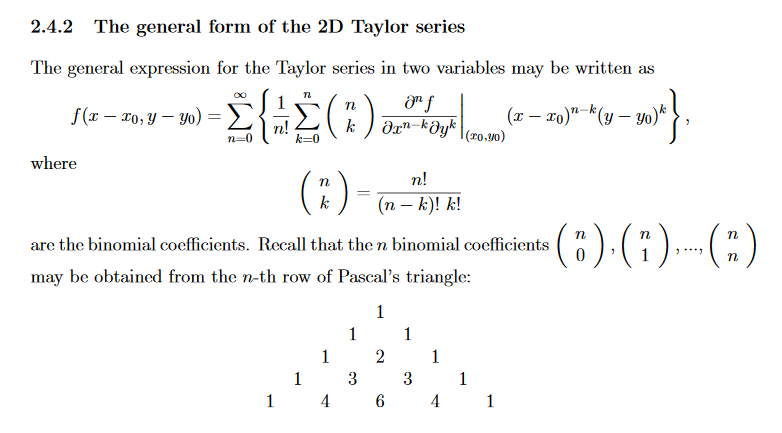 Nom : General form of the 2D Taylor series.png
Affichages : 1408
Taille : 40,3 Ko