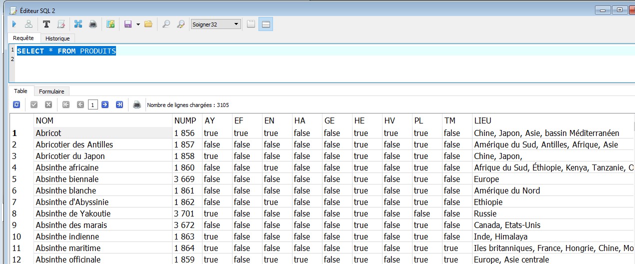 Nom : SQLITE SELECT PRODUITS.jpg
Affichages : 563
Taille : 198,1 Ko