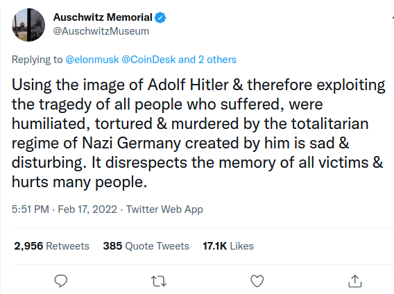 Nom : Screenshot_2022-02-18 Auschwitz Memorial on Twitter.png
Affichages : 3730
Taille : 51,9 Ko
