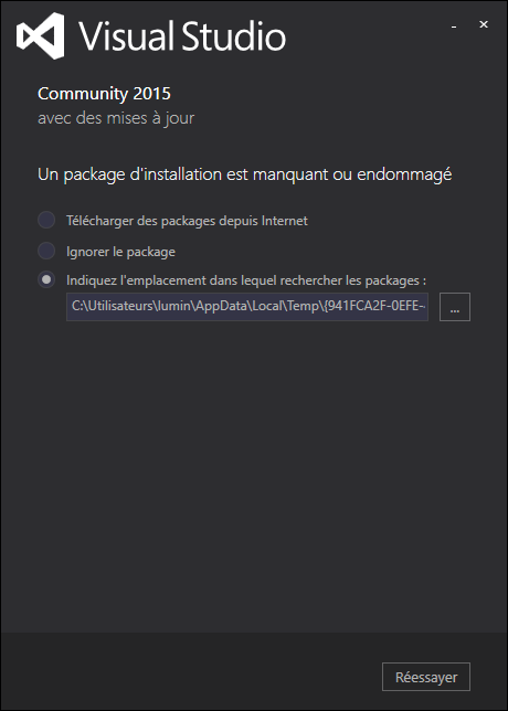 Nom : Visual Studio 2015-2.png
Affichages : 87
Taille : 24,8 Ko