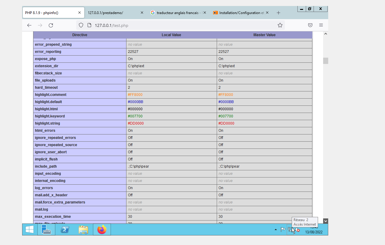 Nom : Capture dcran 2022-08-13 php4.png
Affichages : 238
Taille : 60,9 Ko