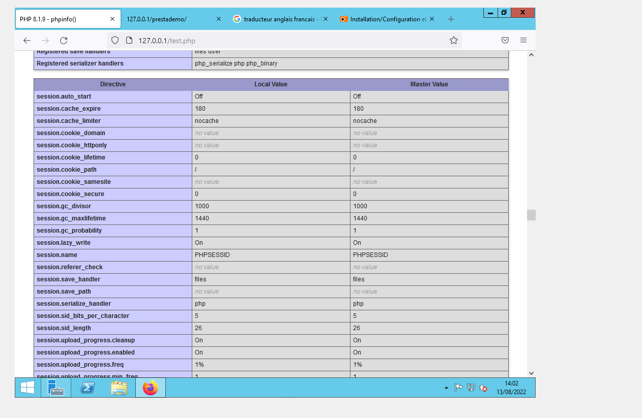 Nom : Capture dcran 2022-08-13 php17.png
Affichages : 285
Taille : 62,4 Ko