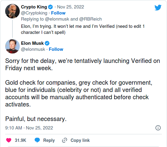 Nom : Screenshot_2022-11-25 Elon Musk says Twitter's verified service with colors to start next week(2.png
Affichages : 3209
Taille : 61,8 Ko